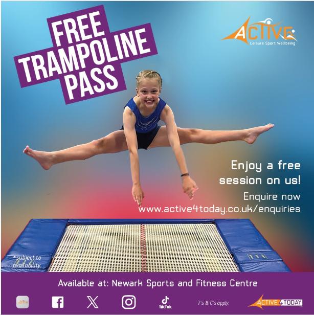 Trampoline pass
